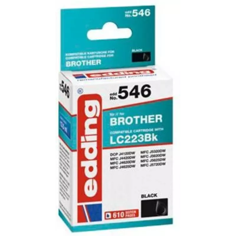 Edding 18-546 spausdintuvo eksploatacinė medžiaga juoda