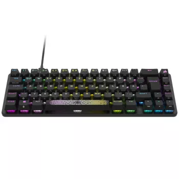 Corsair K65 PRO MINI klaviatūra, žaidimų, USB, QWERTZ, vokiška, juoda