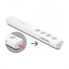 DeLOCK USB lazerinis pranešėjas baltas belaidis USB RF nano imtuvas