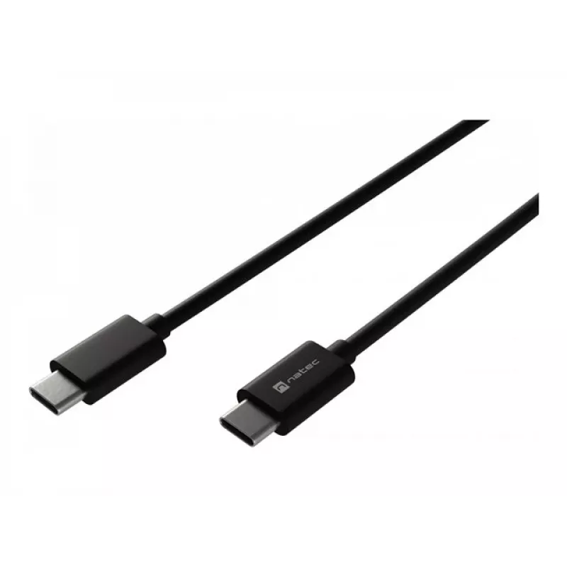 USB-C į USB-C kabelis NATEC NKA-2146, 1 m, juodas
