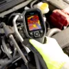 FLIR TG268 infraraudonųjų spindulių termometras -25 iki +400°C Juodas su integruotu LCD ekranu 320 x 240 pikselių