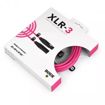 RØDE XLR3M-P garso kabelis 3 m XLR rožinis