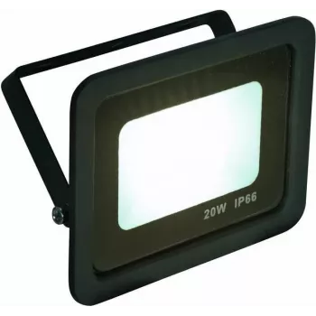 LED prožektorius EUROLITE FL-20 SMD CW IP65 20W, šalta balta, kompaktiškas lauko apšvietimas