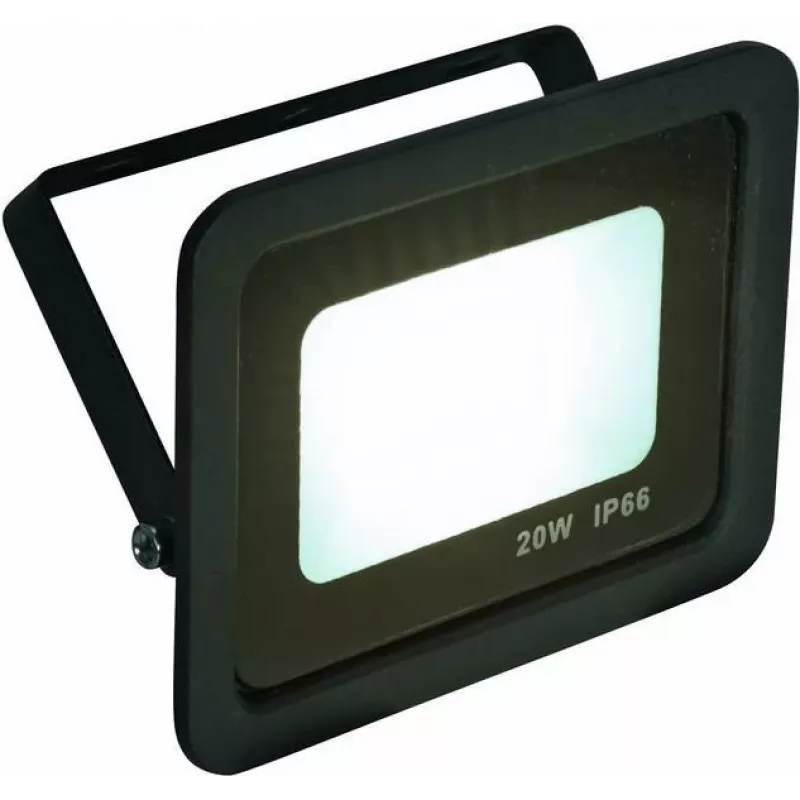 LED prožektorius EUROLITE FL-20 SMD CW IP65 20W, šalta balta, kompaktiškas lauko apšvietimas