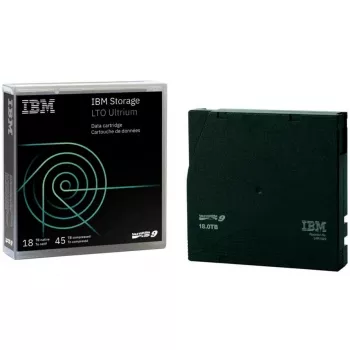 IBM LTO Ultrium 9 - 18 TB / 45 TB - be etiketės