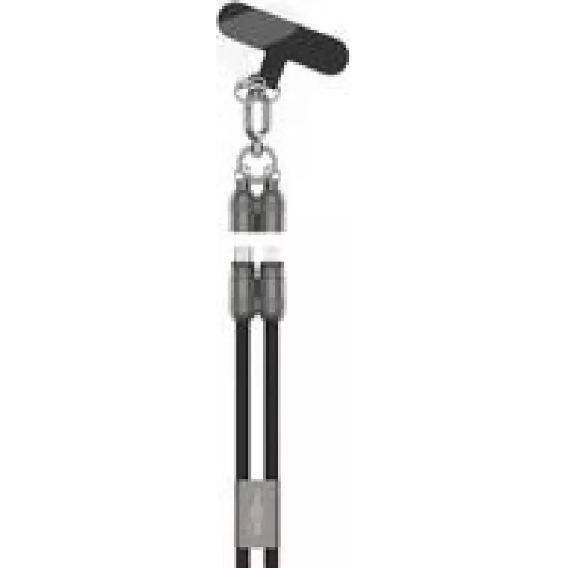 Ansmann Lanyard Cable USB Type-C to Lightning juodas - Laidas - Skaitmeninis/Duomenų (1700-0192)