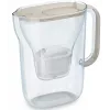 Vandens filtravimo ąsotis BRITA Style Essential 2,4 l su 3 keičiamomis kasetėmis (smėlio)