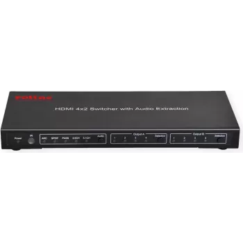 ROTRONIC-SECOMP ROLINE 4K HDMI matricos perjungiklis, 4 x 2 - vaizdo/garso perjungiklis