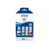 Originalius Epson EcoTank rašalo buteliukų rinkinys 4 spalvų — juoda 127 ml, žydra/rausvai raudona/geltona 210 ml (C13T03V64A)
