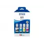 Originalius Epson EcoTank rašalo buteliukų rinkinys 4 spalvų — juoda 127 ml, žydra/rausvai raudona/geltona 210 ml (C13T03V64A)