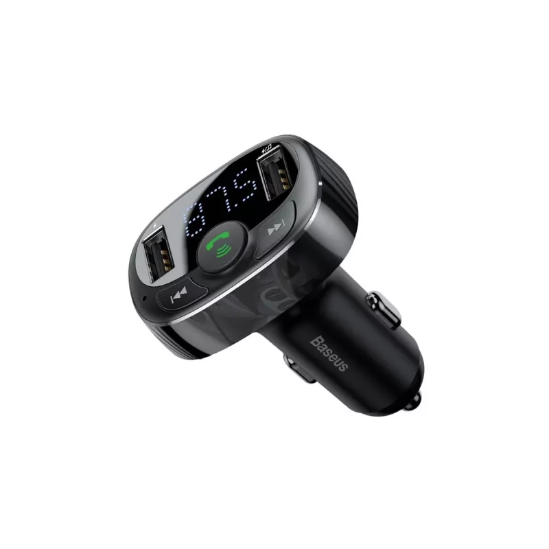 FM siųstuvas Baseus SUP0004410 87,5–108 MHz Bluetooth USB Juodas
