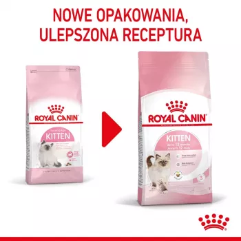 Sausas kačių maistas Royal Canin Kitten 10 kg – vištiena, 36 % baltymų, 18 % riebalų, kačiukams ir nėščioms/laktuojančioms katėms