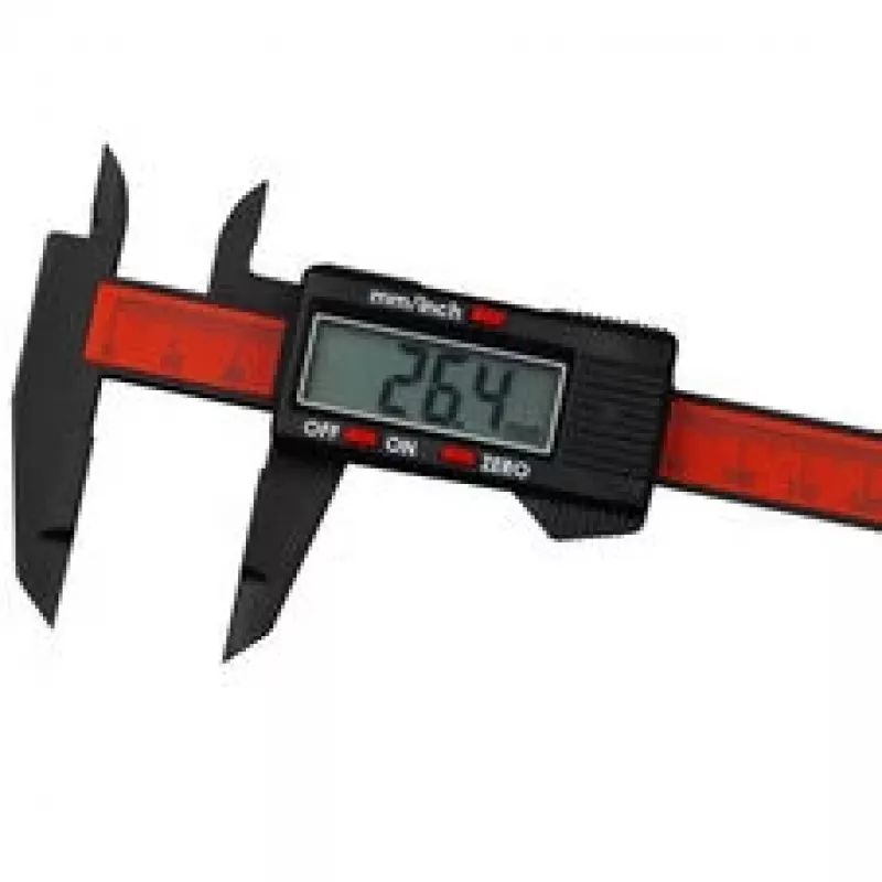 Skaitmeninis slankmatis Thermalright TG Caliper 150 mm, IP54 apsauga, ABS korpusas, juodas