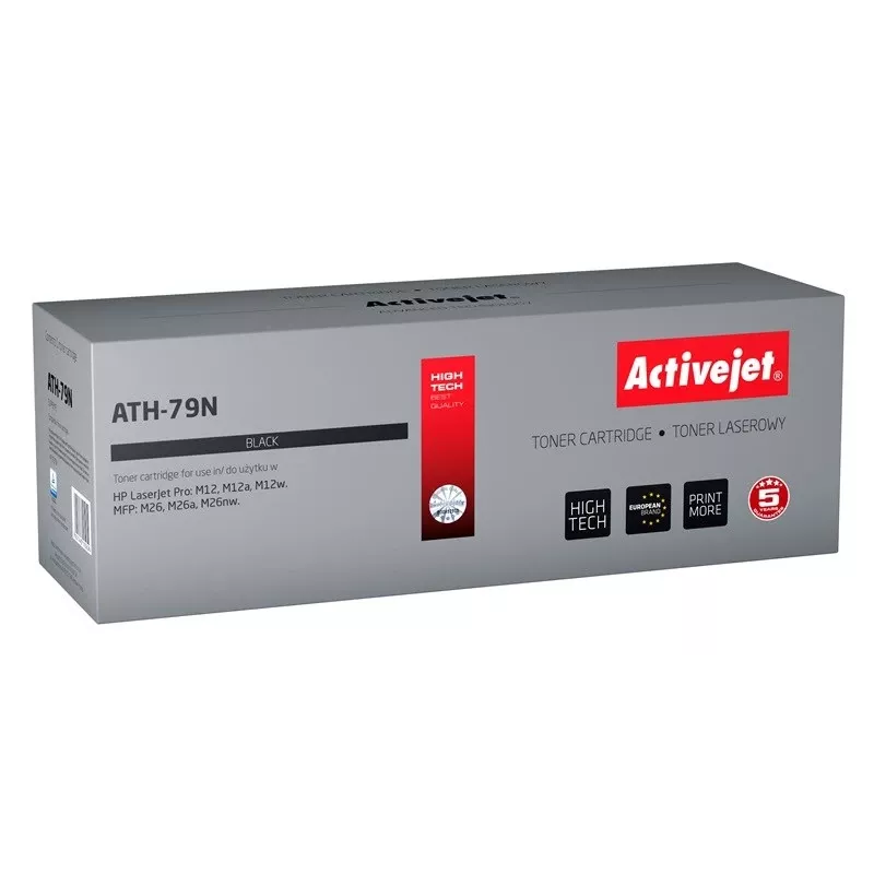Activejet ATH-79N toneris (pakaitalas HP 79A CF279A; Supreme; 2000 puslapių; juodas)