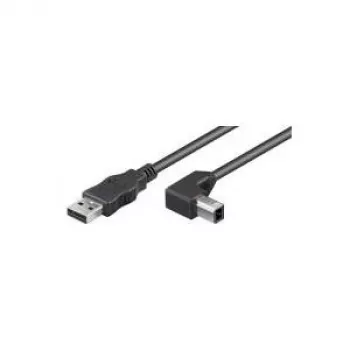 Wentronic Goobay USB 2.0 Hi-Speed kabelis, juodas, 0,5 m - USB 2.0 kištukas (A tipo) > USB 2.0 kištukas (B tipo) (93016)