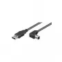 Wentronic Goobay USB 2.0 Hi-Speed kabelis, juodas, 0,5 m - USB 2.0 kištukas (A tipo) > USB 2.0 kištukas (B tipo) (93016)