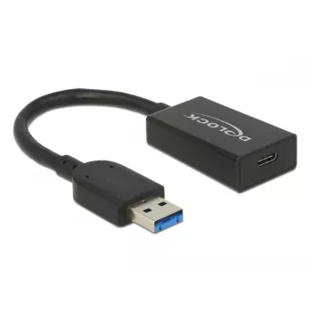 USB laidas DeLOCK 65698 USB 3.2 Gen 2 0,15 m USB A USB C juodas