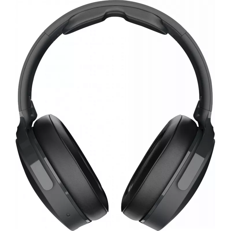 Ausinės ant galvos Skullcandy Hesh Evo — laidinės ir Bluetooth 5.0, 36 h baterija, USB-C, 3,5 mm, sulankstomos, triukšmo slopinimas, juodos