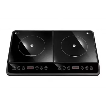 Indukcinė kaitlentė LIN LI-35P2N, įmontuojama 2 zonų, 2000 W + 1500 W, jutiklinis valdymas, keraminis stiklas