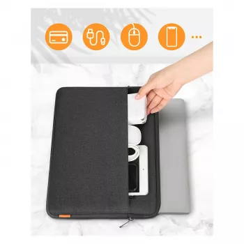 Inateck LB01005 rankovės dėklas 39,6 cm (15,6 col.) nešiojamiesiems kompiuteriams, juodas