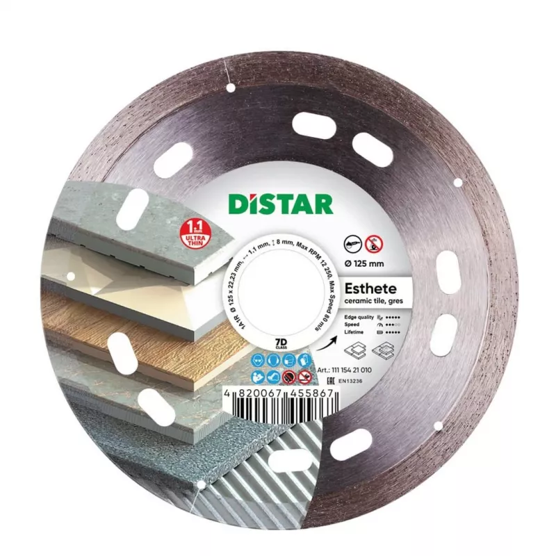 DISTAR DEIMANTINIS DISKAS ESTHETE 125 x 1,1 x 8 x 22,23 mm