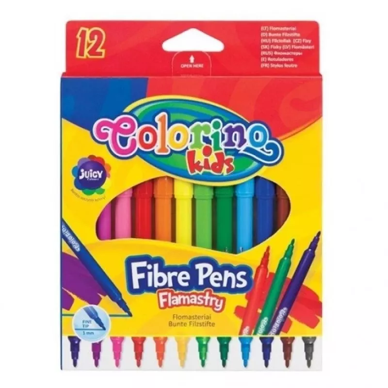 Colorino Kids flomasteriai 12 spalvų