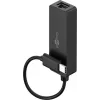 Goobay USB-C–Ethernet adapteris, juodas – skirtas kompiuteriui arba „Apple MacBook“ prijungti prie tinklo (76579)