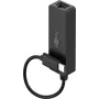 Goobay USB-C–Ethernet adapteris, juodas – skirtas kompiuteriui arba „Apple MacBook“ prijungti prie tinklo (76579)