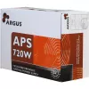 INTER TECH Argus APS-720W - Maitinimo blokai (115-230 V, 20+4 kontaktų ATX, 47-63 Hz, 12V1,+12V2,+3.3V,+5V,+5Vsb,12V, Aktyvus, ATX, Juoda)
