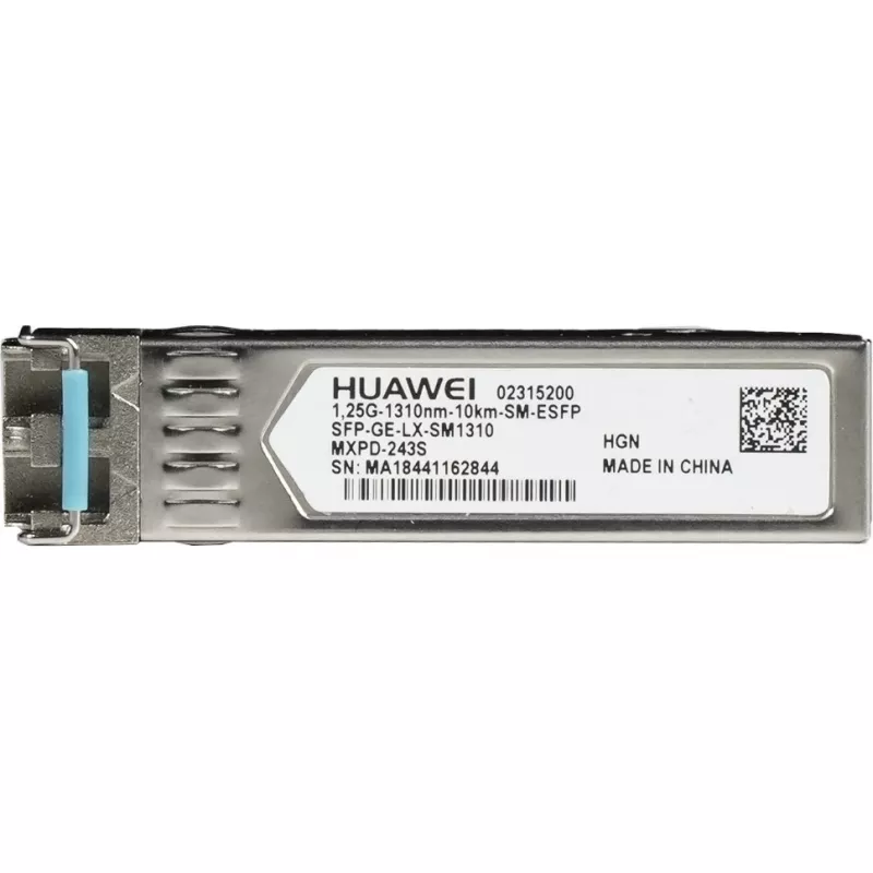 Huawei SFP-GE-LX-SM1310 - SFP (Mini-GBIC)-Transceiver-Modul - 1GbE - 1000Base-LX - LC Single-Modus - bis zu 10 km - 1310 nm (02315200)
