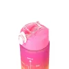 Extralink Motyvacinis vandens butelis 3W1 rinkinys rožinė-oranžinė 2000ML+900ML+300ML