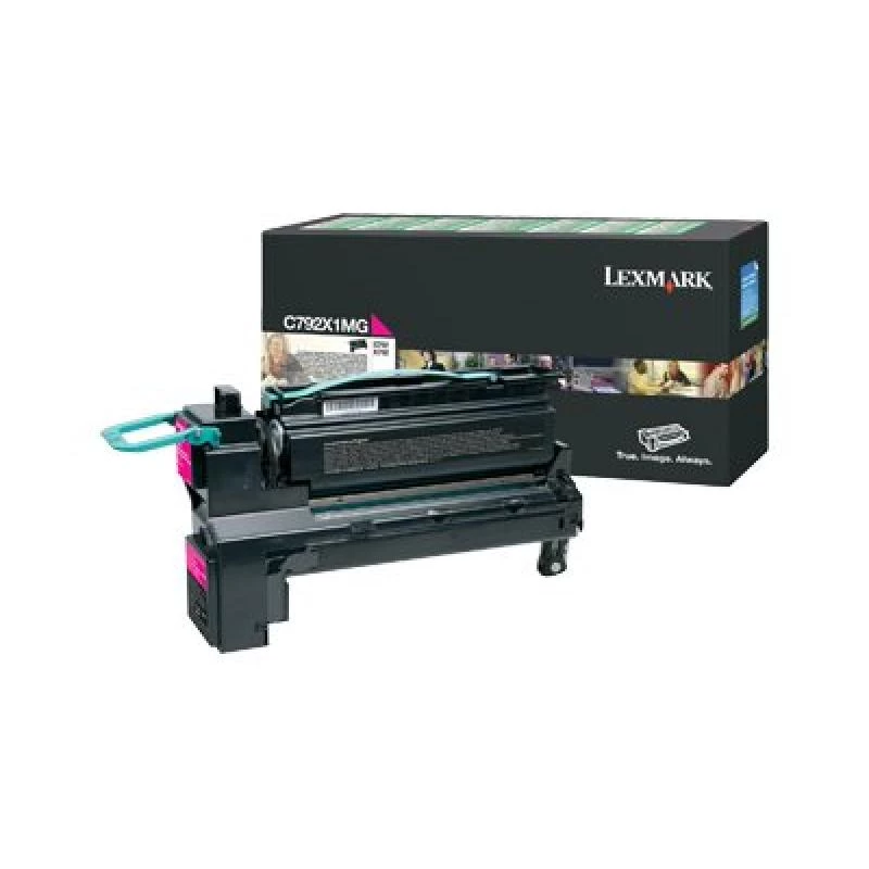 Toner Lexmark C792X1MG 15000 lapų Purpurinė