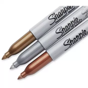 Marker Fine tip Sharpie 1986006 Bronze Gold Sidabrinė