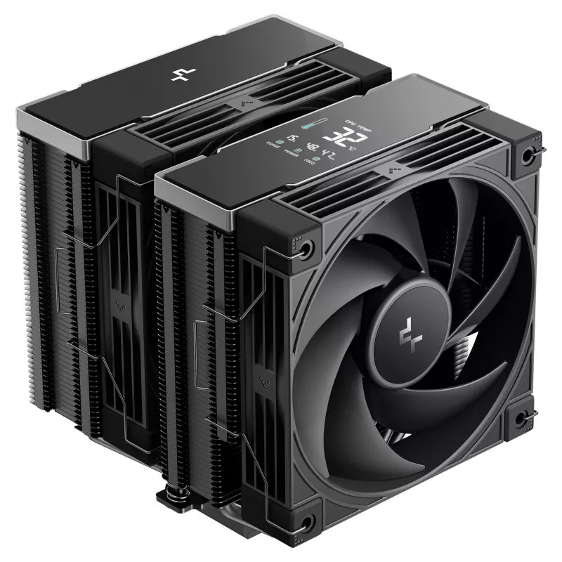 Oro aušintuvas DeepCool AK620 G2 Digital NYX, 120 mm ventiliatorius, maks. oro slėgis 2.78 mmH2O, 144×127×159 mm, juodas