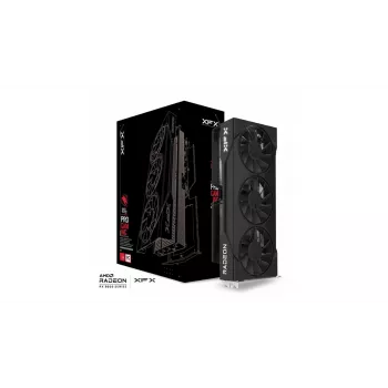 Vaizdo plokštė XFX Radeon RX 9060 XT 16GB GDDR6, 128-bit, PCIe 5.0, 3x ventiliatoriai, 3 ekranai, 290×124×49 mm