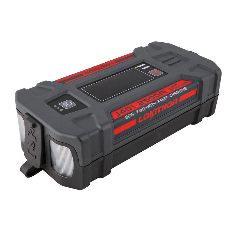 Automobilio akumuliatoriaus paleidiklis Lokithor J401 2500A, išorinė baterija 20000mAh