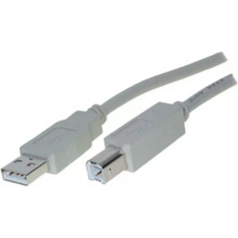 USB kabelis USB 2.0 ShiverPeaks BS77021 1m pilkas