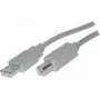 USB kabelis USB 2.0 ShiverPeaks BS77021 1m pilkas