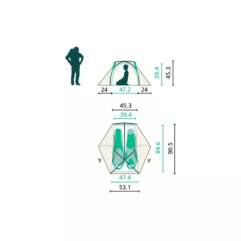 Jack Wolfskin 3008011_4311_OS Green