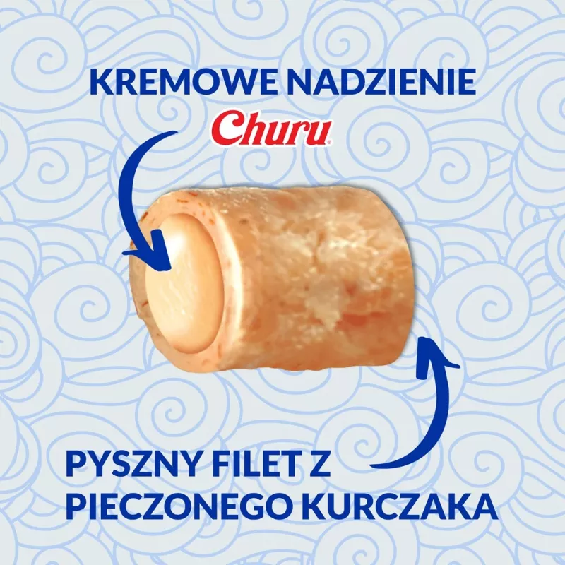 INABA Churu Bites vištienos skonio suktinukai – skanėstai katėms – 3x10 g