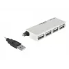 USB šakotuvas DeLOCK 87445 4 prievadų išorinis 480 Mbit/s baltas