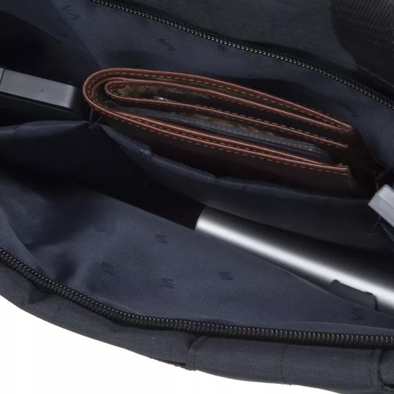 Messenger case Rivacase Biscayne 39.6 cm (15.6 inch) Juoda