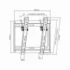 Sbox PLB-3422T Pakreipiamas plokščiaekranis LED TV laikiklis 23-43 col., 35 kg