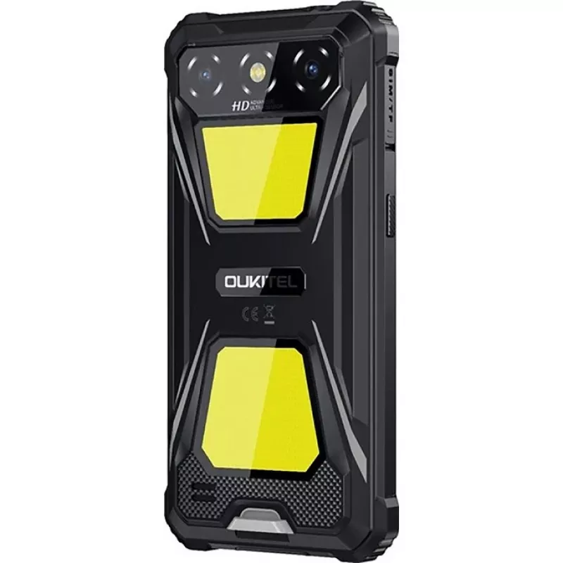 OukiTel G5 išmanusis telefonas, 6 colių ekranas, 4 GB RAM, 128 GB atminties, 6300 mAh baterija, juodos spalvos