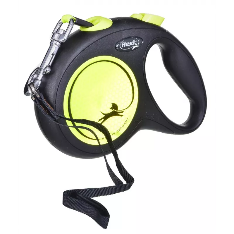 FLEXI nauja Neon L - ištraukiamas pavadėlis - 5 m