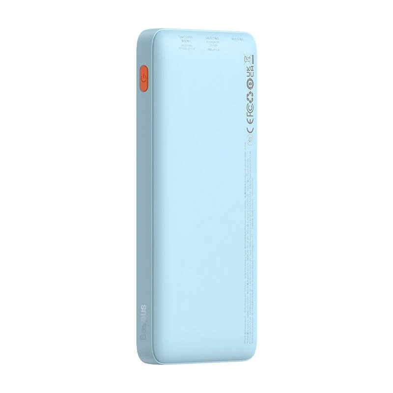 Nešiojama išorinė baterija Baseus Airpow 10000 mAh, 20W, LiPo, USB-C + USB-A, mėlyna
