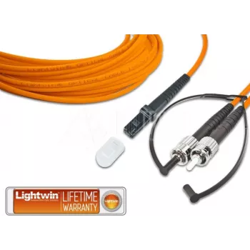 Lightwin aukštos kokybės dvipusis LWL komutacinis kabelis, MM OM2, MTRJ - ST LWL komutacinis kabelis (LDP-50 MTRJ-ST 2.0)