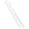 Fellowes - Įrišimo viela - 10 mm - 34 žiedai - A4 (210 x 297 mm) - 80 lapų - Sidabrinė - 100 vnt. (5327901)
