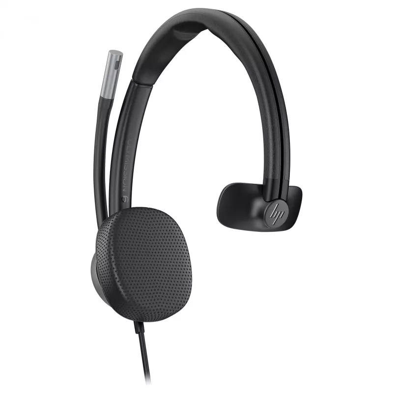 Monauralinės USB laidinės ausinės Poly Mission 615 — svoris 117,5 g