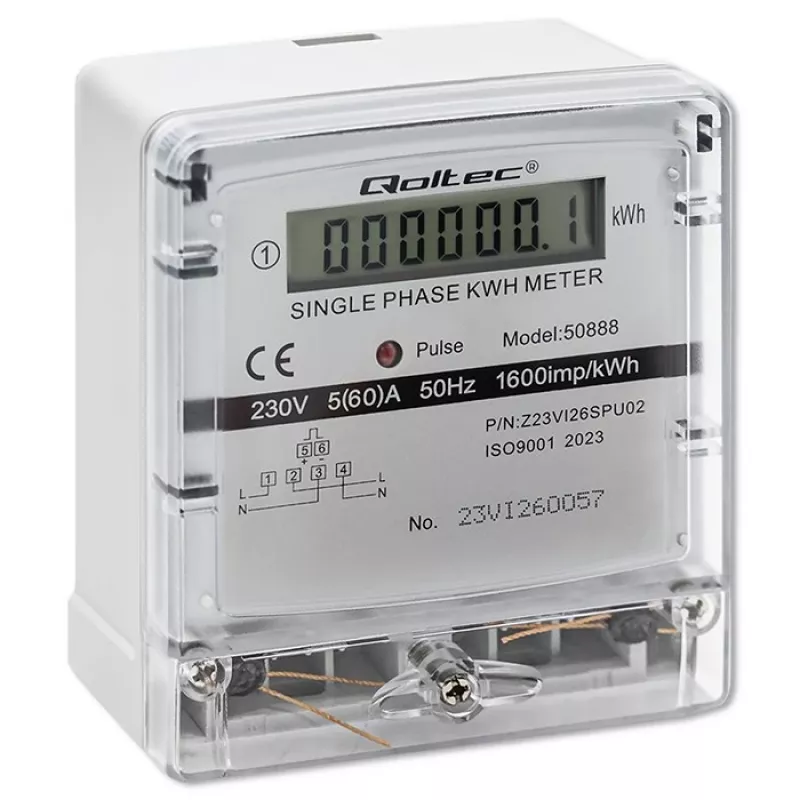 Vienfazis elektroninis energijos suvartojimo skaitiklis 230 V LDC